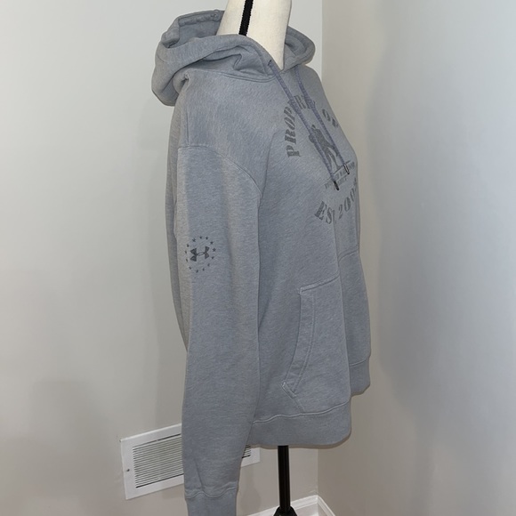 Under Armour Wounded Warrior Project gray hoodie - Picture 2 of 4